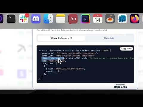 Stripe Sessions API Integration